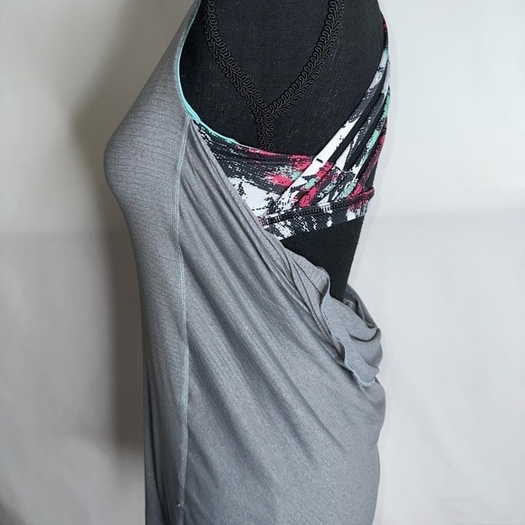 Lululemon Wild Tank Heathered Slate / Tofino Scribble White Multi. - Picture 3 of 8